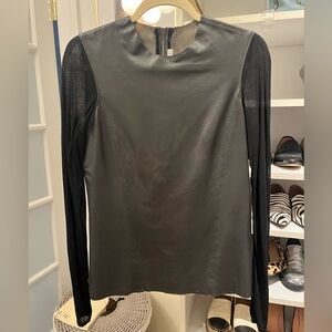Helmut Lang Lamb Leather Top